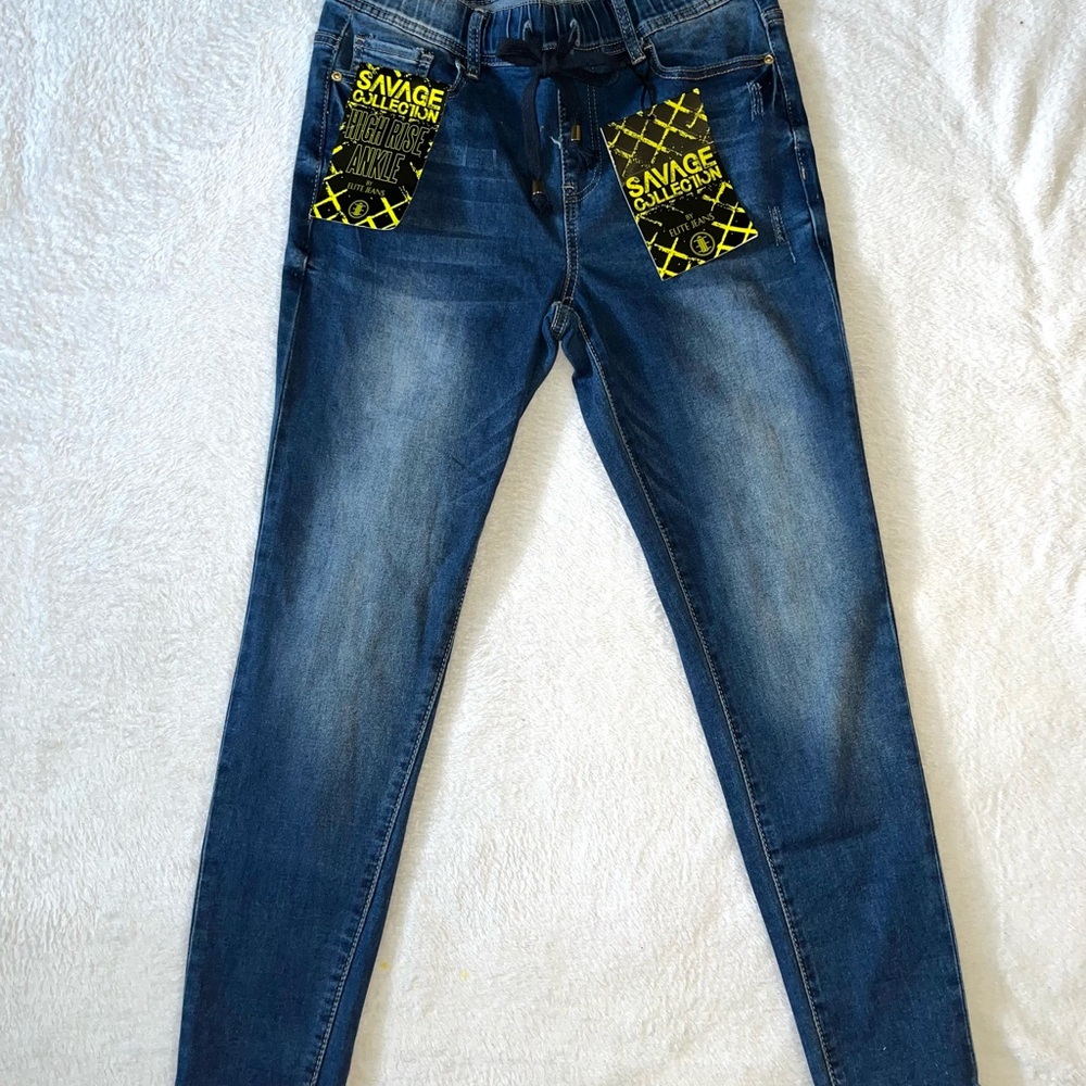 Savage Collection High Rise Blue Jeans for Women